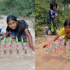 Part 145 Survival Skills SMART Ideas and USEFUL in Forest With Single Mom  Jungle Life