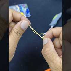 How to Tie the Uni Knot Correctly — Beginner Fishing Tutorial #fishing #fishingknot #fishingtips