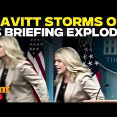 US News Live | ‘She Snapped!’ Karoline Leavitt’s Explosive Moment Caught LIVE | White House Briefing