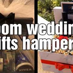 Groom wedding gifts packing ideas | men's wedding suits, shirts packing ideas |groom's gifts hamper