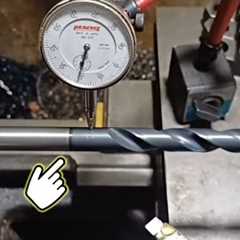 Genius invention should be patented!  The  tool that every lathe worker cannot do without. 