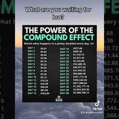 The Power of Compound interest will make you Rich fast! 💰 #investing #stocks  #compoundinterest