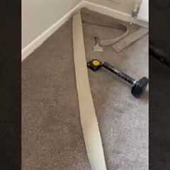 Fitting carpet neatly, cutting, and laying for a clean, professional finish. #carpet #carpetfitting