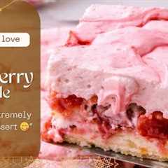 “Layers of cream, cake & strawberries… this is pure bliss 🍓✨”Strawberry Bliss Trifle | Easy..
