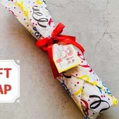 🎄Wine Bottle Wrapping Idea | Easy way to Wrap a Bottle | Gift Wrap a Bottle of Wine #christmasgift