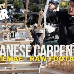 Uncut Tatemae - Raw Build Sounds from a Japanese Jobsite - Part 1 - Carpentry ASMR