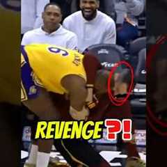 LEBRON DUNKS 😳 Head at the rim.. then THIS happens after #shorts