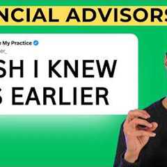 Financial Advisor Career - What They DON'T Tell You