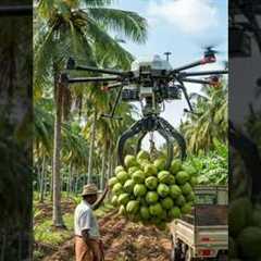 Drone Technology Revolutionizing Coconut Harvesting 🌴🚁