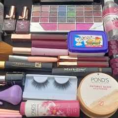 2:05 Minutes satsfying with Makeup unboxing pure sounds only|baba beauty box| 