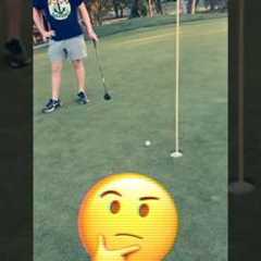 INSANE SHOT OFF THE TREE INTO THE HOLE! 🔥😂 #golf #trickshot #funny #golfshorts #shorts