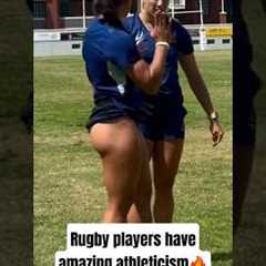 Rugby players have amazing athleticism🔥