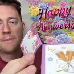 Giiffu Happy Anniversary Card, 3D Pop Up Anniversary Cards Gifts for Him, Her, Wife, Husband, Couple