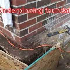 Underpinning Foundations - Diy underpinning footings method to stabilize settlement