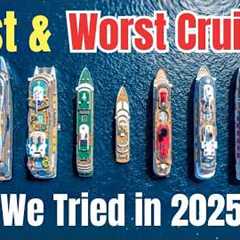 $700 vs. $8,000 Cruise: Ranking Every Ship We Took This Year!