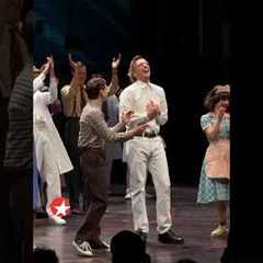 STRANGER THINGS star Jamie Campbell Bower Broadway debut bow & Louis McCartney curtain tribute