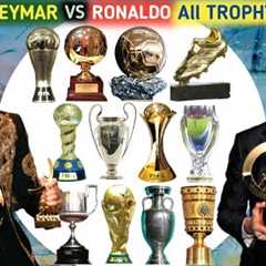 Neymar Jr Vs Cristiano Ronaldo All Trophies and Awards. Cristiano Ronaldo Vs Neymar Jr All Trophies