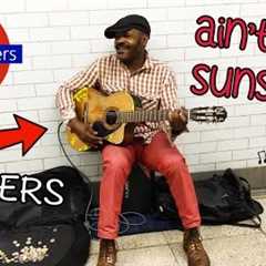 Ain't No Sunshine | Westminsters OWN BILL WHITERS | Street Performer