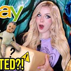 UNBOXING A HAUNTED DOLL MYSTERY BOX FROM EBAY! (*SCARY*)