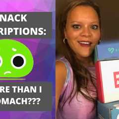 Snack Subscriptions August 2020 | SnackNation, Munch Addict, Snack Crate