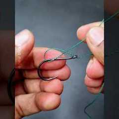 Easiest Fishing Hook Knot #shots