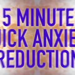 5 Minute Quick Anxiety Reduction - Guided Mindfulness Meditation