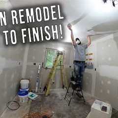 Small Kitchen Remodel Time-Lapse - Complete Renovation Start to Finish