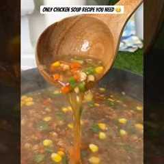 My Family goes crazy over this soup. Easiest Chicken Soup Recipe 😋