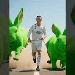 Cristiano Ronaldo with Donkey Holding “LIKE & SUBSCRIBE” 😄 | Fun Football Edit