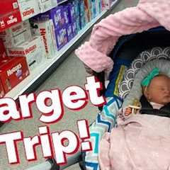 Reborn Baby’s First Outing At Target! Realistic Newborn Doll Shopping