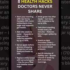 Simple Health Hacks That Change Everything #shorts