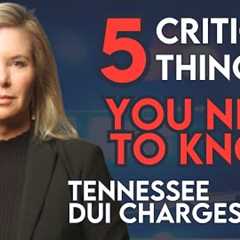 5 Things You MUST Know If Charged with a DUI in Tennessee | Litson DUI Defense