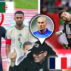 🇫🇷 All of Zidane’s Reactions Watching His Algerian Son’s AFCON Debut vs Sudan