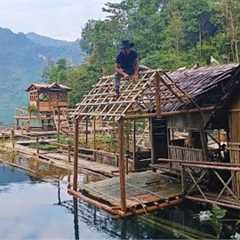 Build a giant floating farm out of bamboo on the water. Expand the kitchen and take care of pets.
