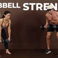 30 Min Full Body Strength Training at Home with Dumbbells