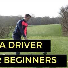 HOW TO HIT A GOLF BALL WITH DRIVER FOR BEGINNERS