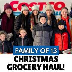 Massive $2,222 Christmas Grocery Haul & Last-Minute Gift Shopping | Family of 13