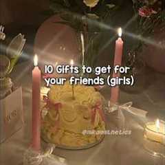10 Gift Ideas For your Girl Friends birthday (10-15 yrs old) 🎂✨️🎁 #aesthetic #birthday #friends