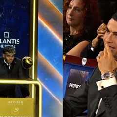 Cristiano Ronaldo Reaction to Lamine Yamal After His Speech at Globe Soccer Awards 