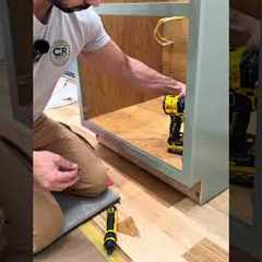 Perfectly level cabinets. #remodel #construction #contractor #diy #carpenter #tools #build