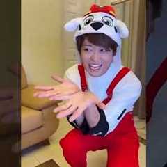 Building Wooden Log Cabin in Forest 🌲🎈 | Survival House Step by Step14 #shorts