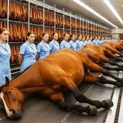 Inside a Horse Leather Factory | From Raw Hide to Million-Dollar Luxury Products (Full Process)