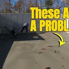 Is Pouring Concrete During a LEAF STORM a Bad Idea?