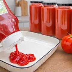 Stop Buying Ketchup! Make Delicious, Natural & Cheap Ketchup at Home | Tracy Tips
