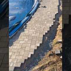 Paver Pool Deck Installation