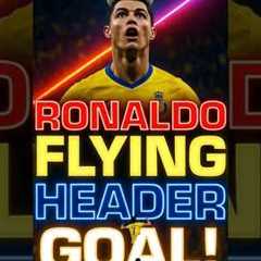 Cristiano Ronaldo INSANE Header Goal 🤯 | Al Nassr Powerful Jump & Flying Header ⚽🔥
