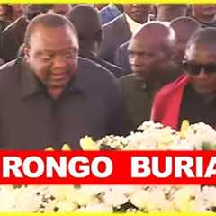 Crowd ERUPTS as Uhuru Kenyatta arrives at Cyrus Jirongo Burial Service in Lumakanda Kakamega