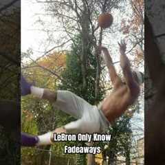 LeBron Only Know Fadeaways 😭💯 #nba #basketball #dunk #funny #btfo