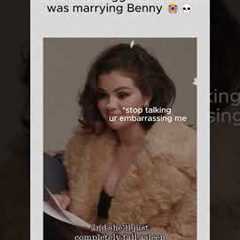 Selena's biggest mistake was marrying Benny 😭💀💍 #SelenaGomez #BennyBlanco #SelenaFamily