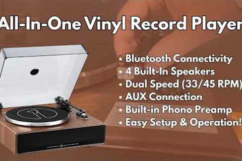 Product Review: Watch This Unboxing &amp; Setup for This All-in-One Vinyl Record Player!..